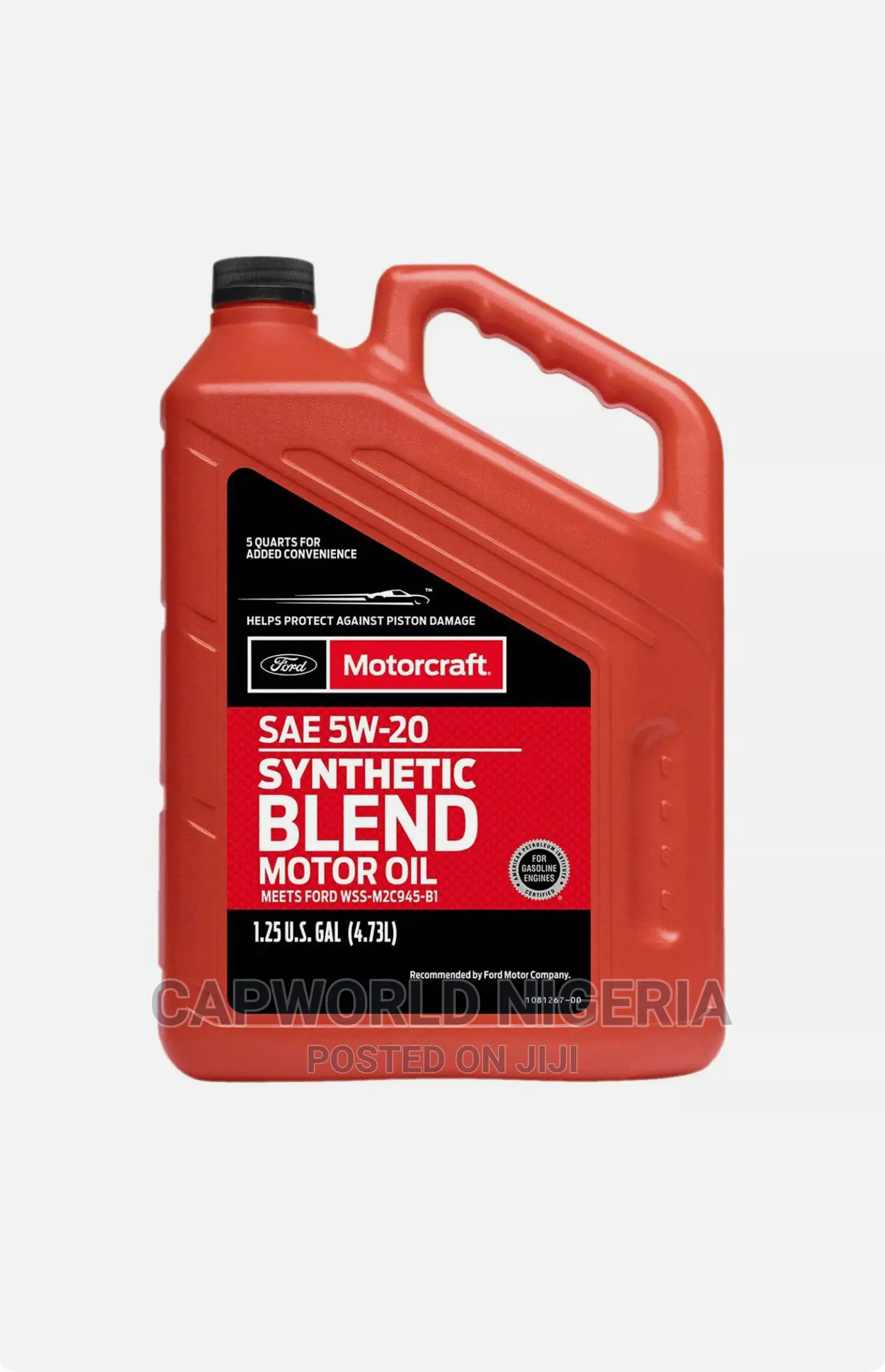 Genuine Ford Motorcraft 5w-20 Motor Oil, 5 Quarts