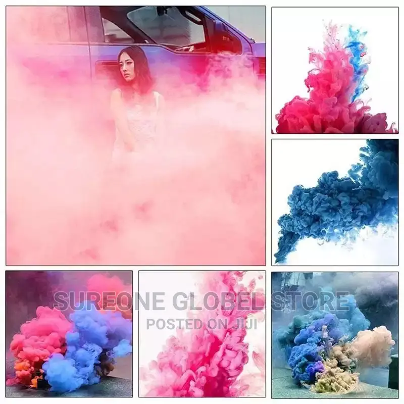 Colorful Smoke Pills Combustion