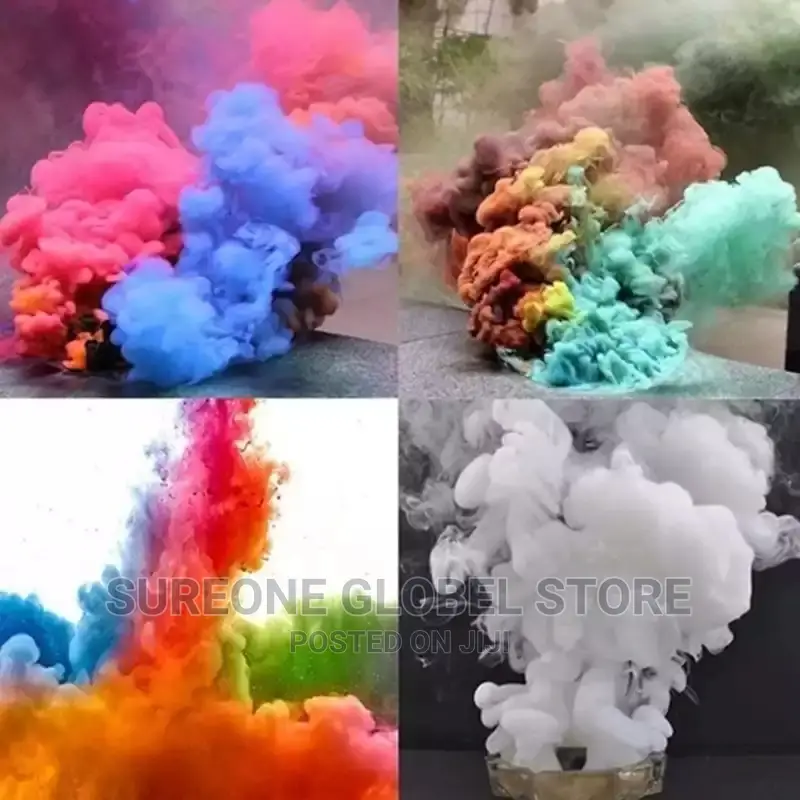 Smoke Cake Colorful Spray Smoke Effect Round Bomb Part