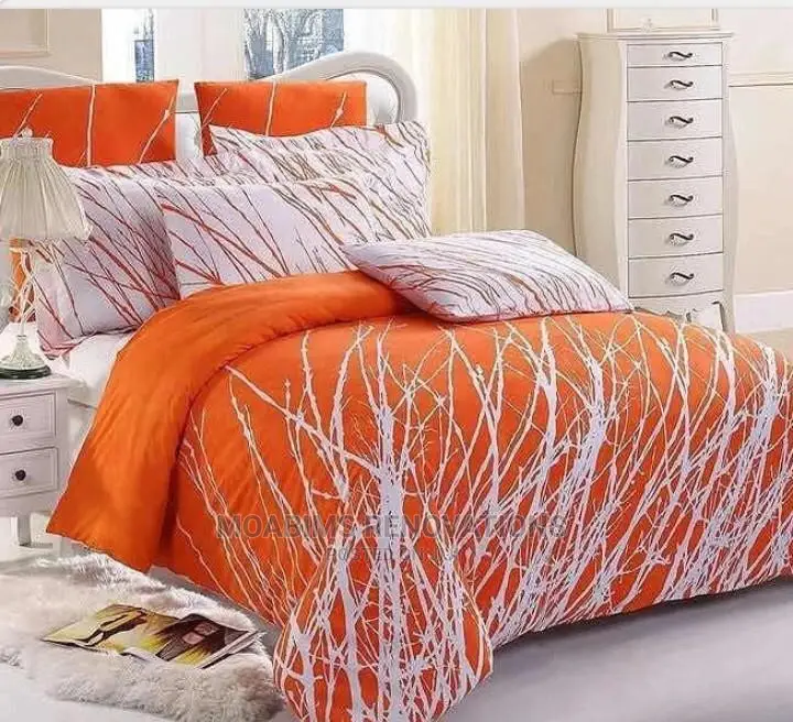 Duvet and Bedsheet 4/ 6 Size With 2 Pillow Case 25,000