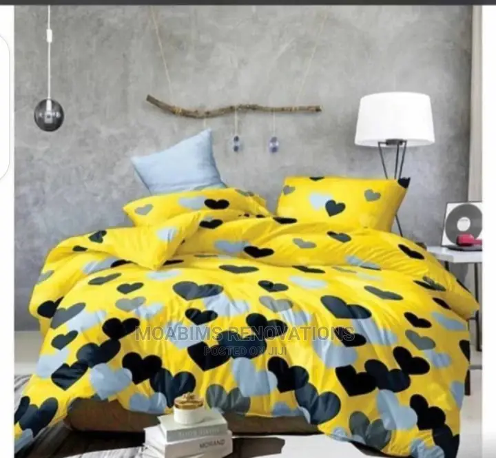 Duvet and Bedsheet 4/ 6 Size With 2 Pillow Case 25,000