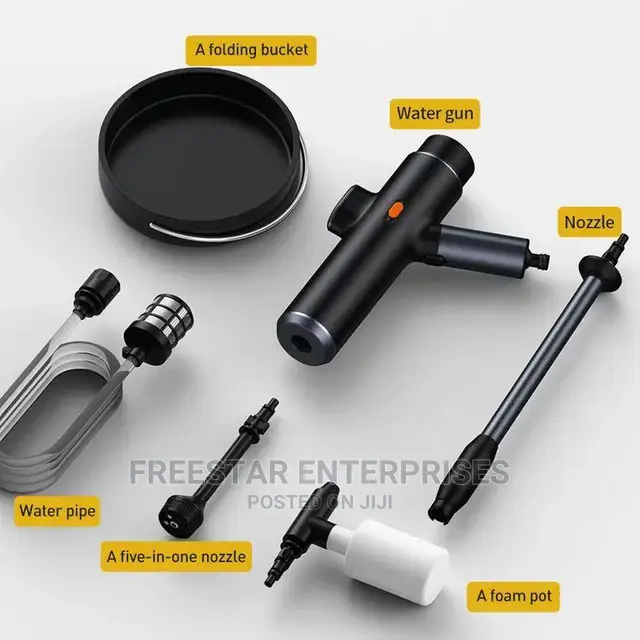 BASEUS Dual Power Portable Electric Car Wash Spray Nozzle
