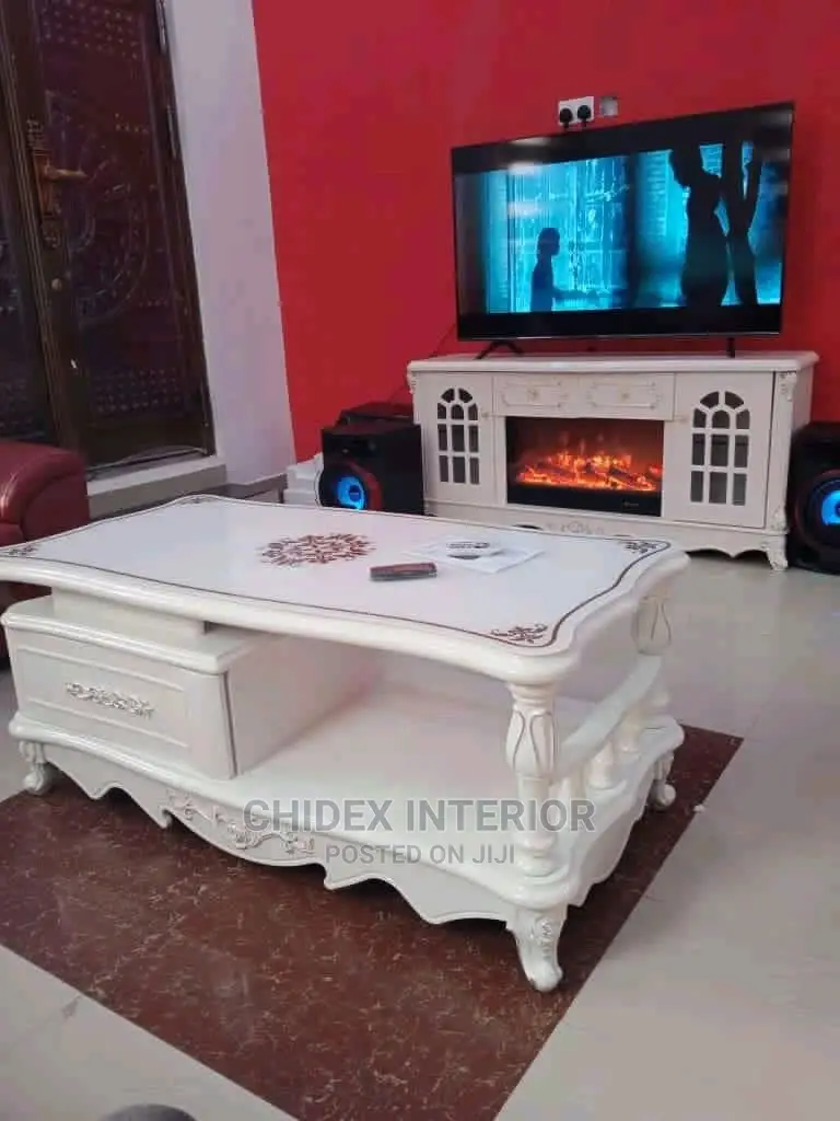 Fire Place Tv Stand and Center Table