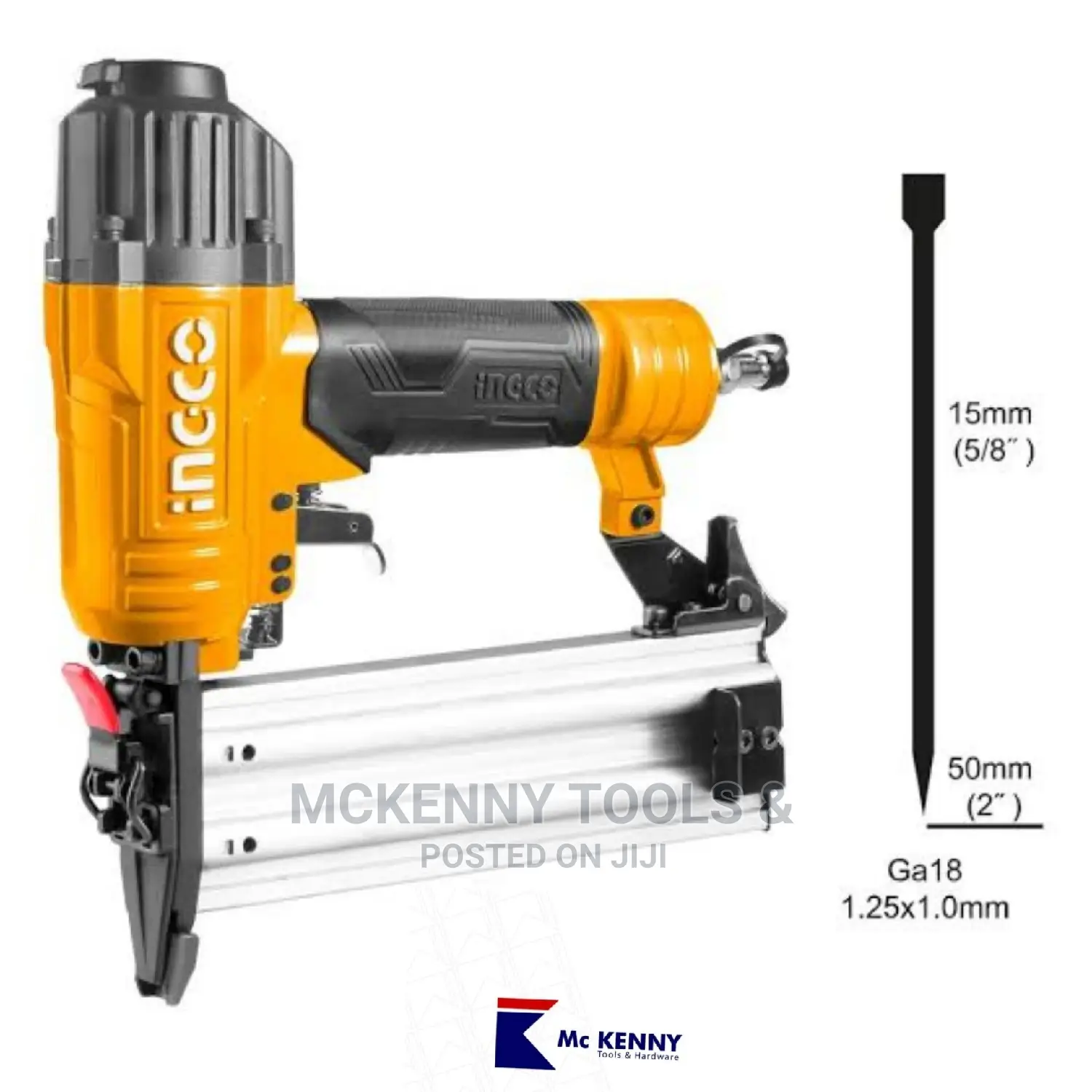 Ingco ABN15501 Air Brad Nailer Ga18