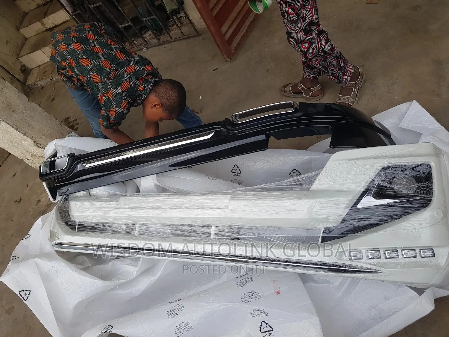Front and Back Bumper Spoiler / Attachment Toyota Prado 2015