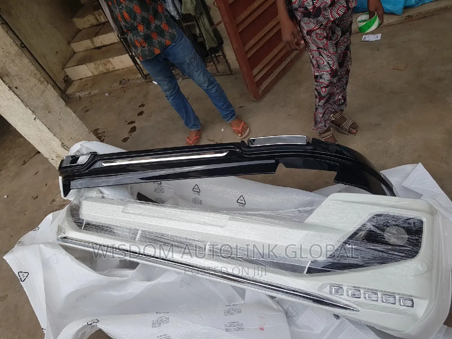 Front and Back Bumper Spoiler / Attachment Toyota Prado 2015