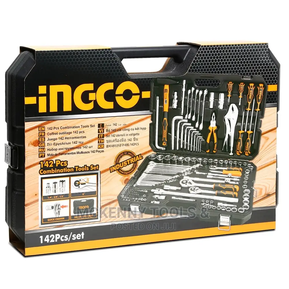 Ingco Hkthp21421 Hand Tool Set 142 Pieces