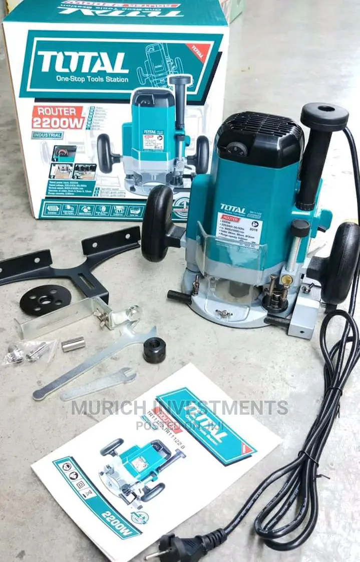 TOTAL Electric Router2200w Collet