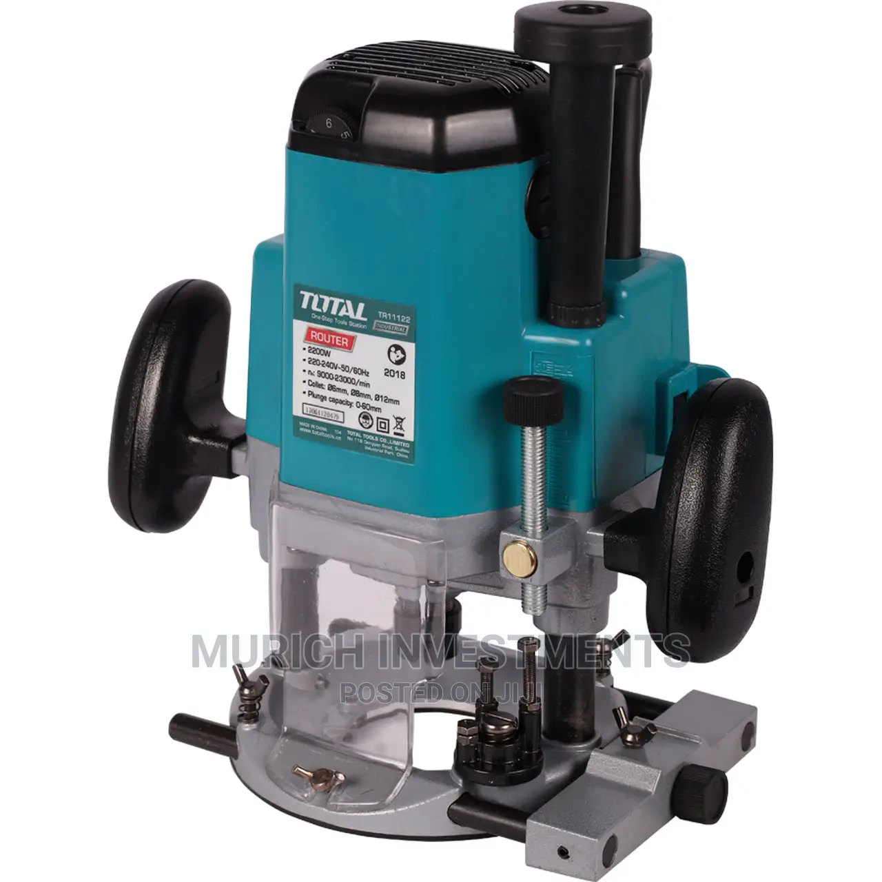 TOTAL Electric Router2200w Collet
