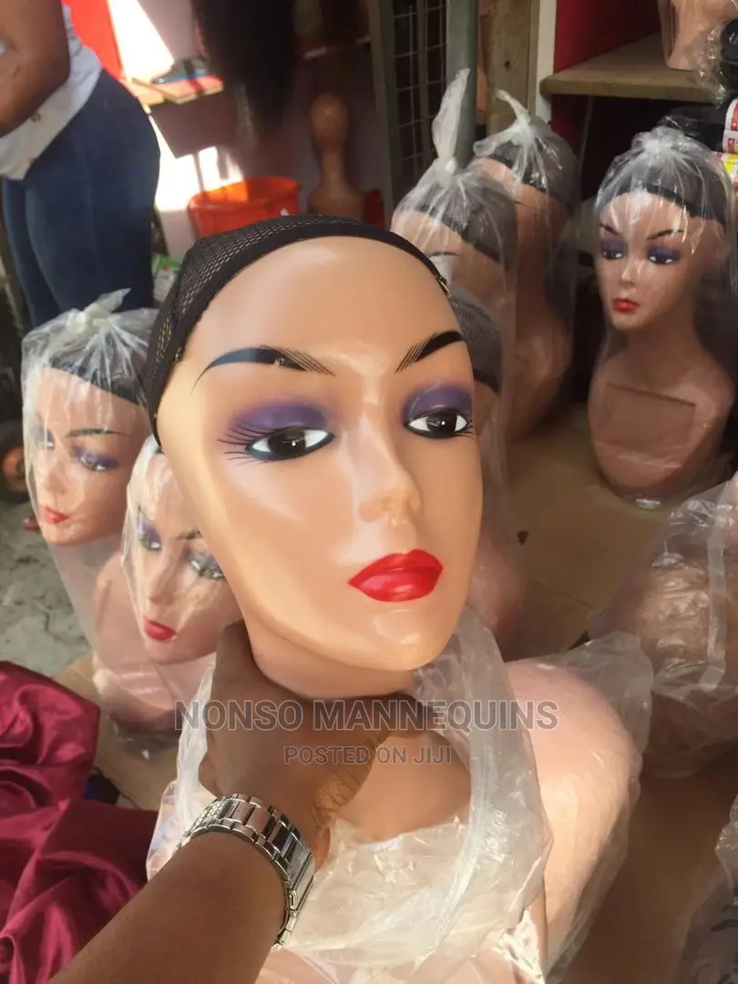 Plastic Mannequins Head Display