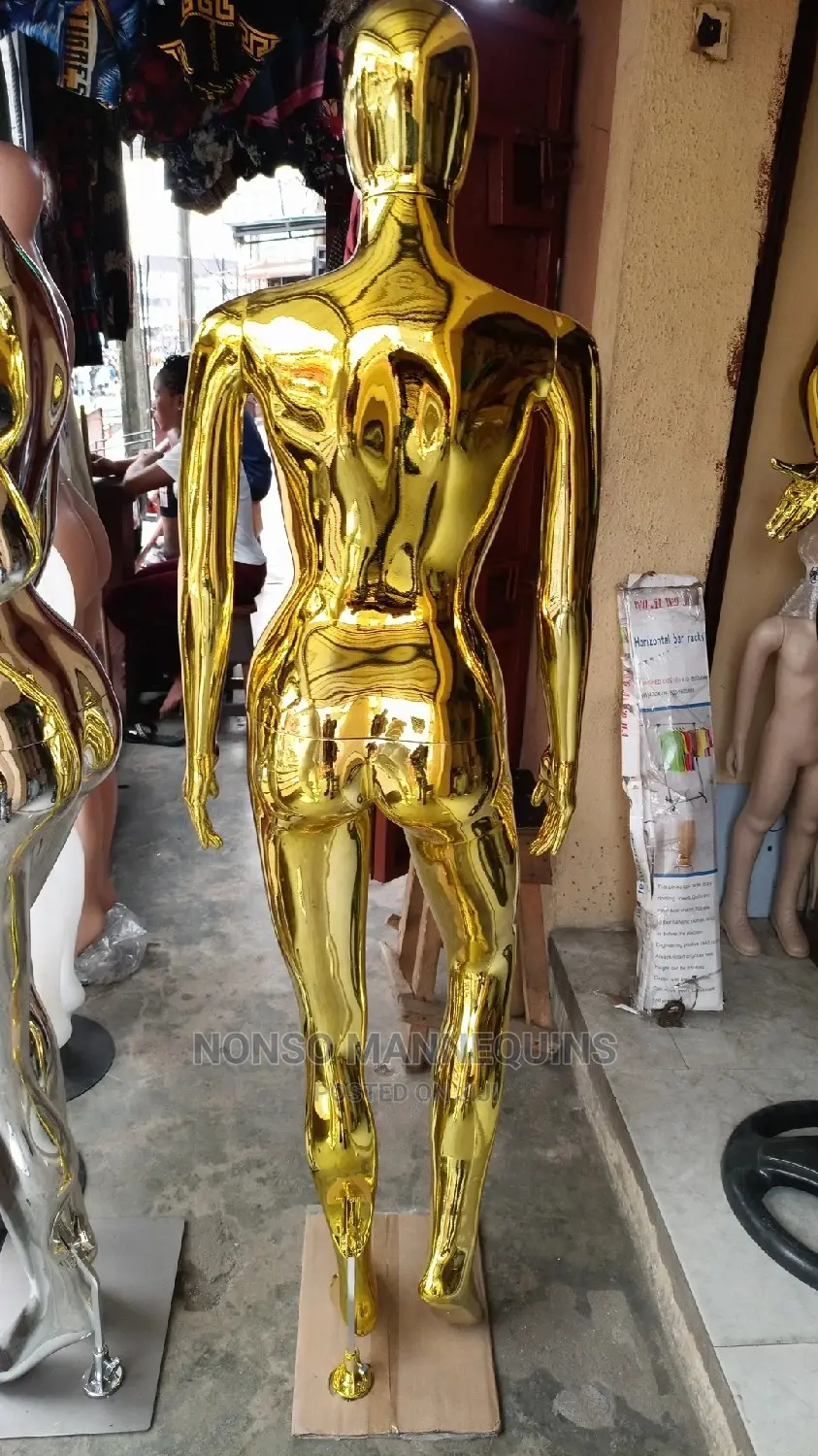 Size 12 High Quality Fold Chrome Female Display Mannequins