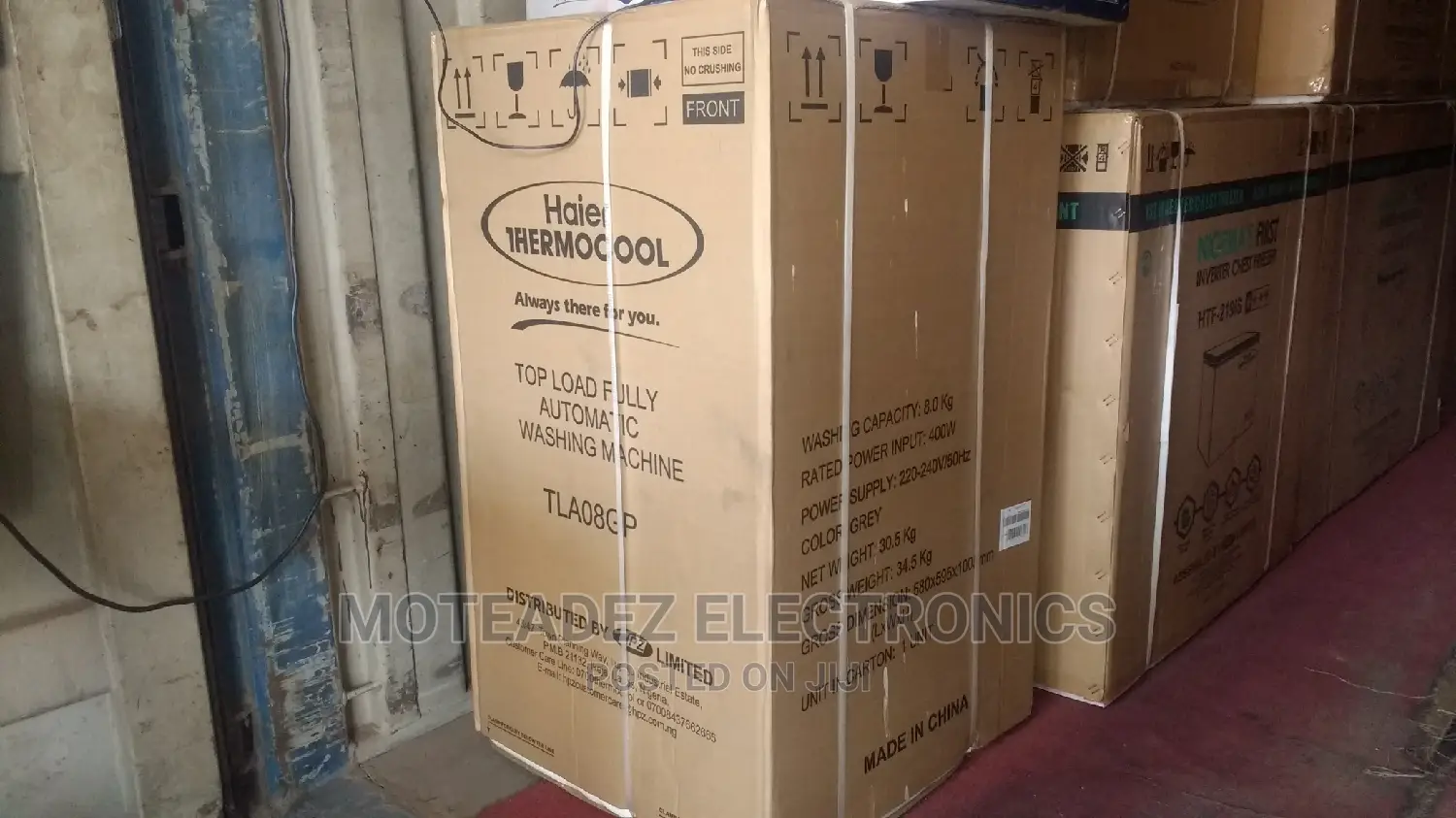Haier Thermocool 8kg Top Load Automatic Washing Machine