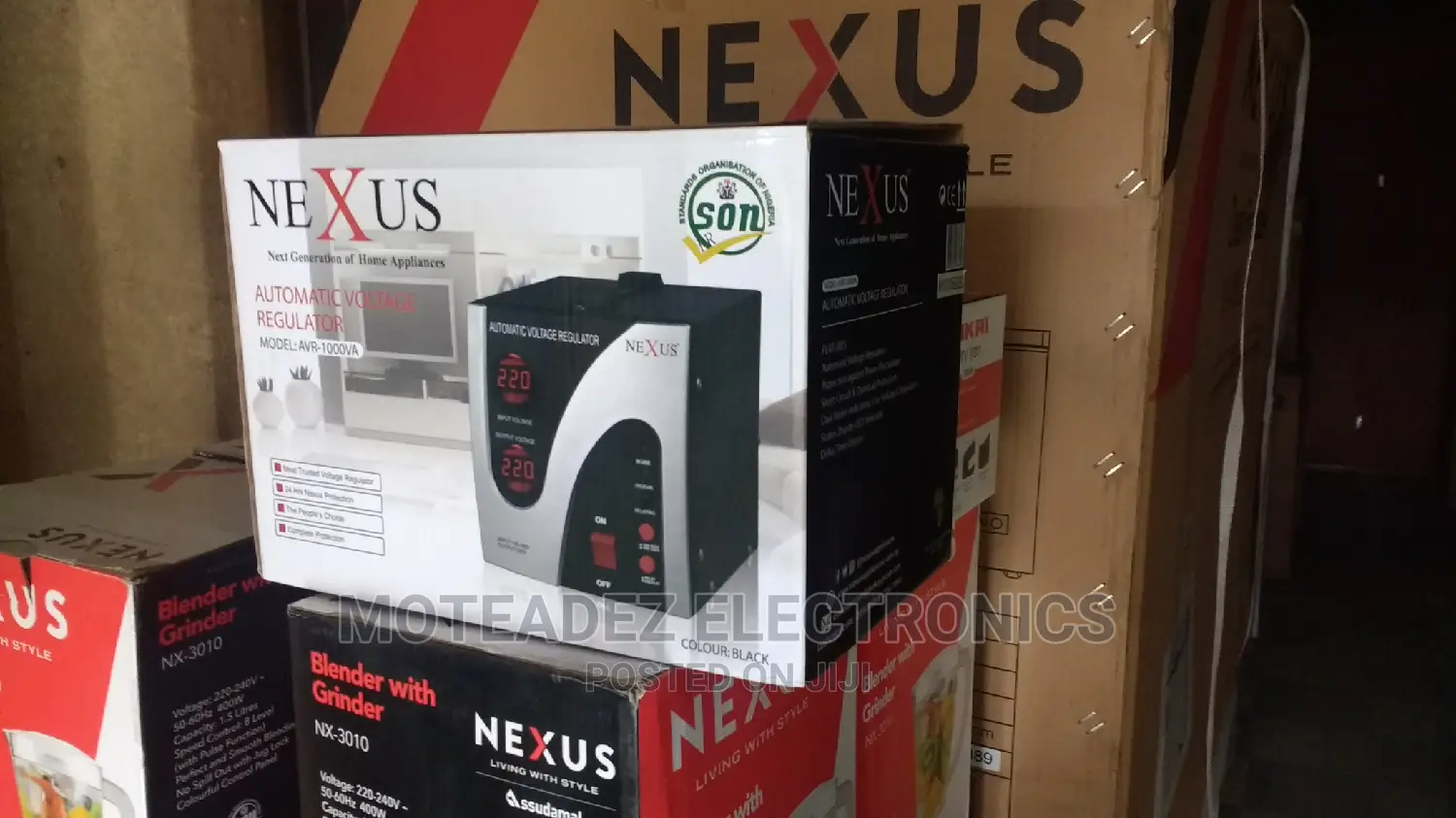Nexus 1000W Voltage Regulator Stabilizer (AVR-1000VA)