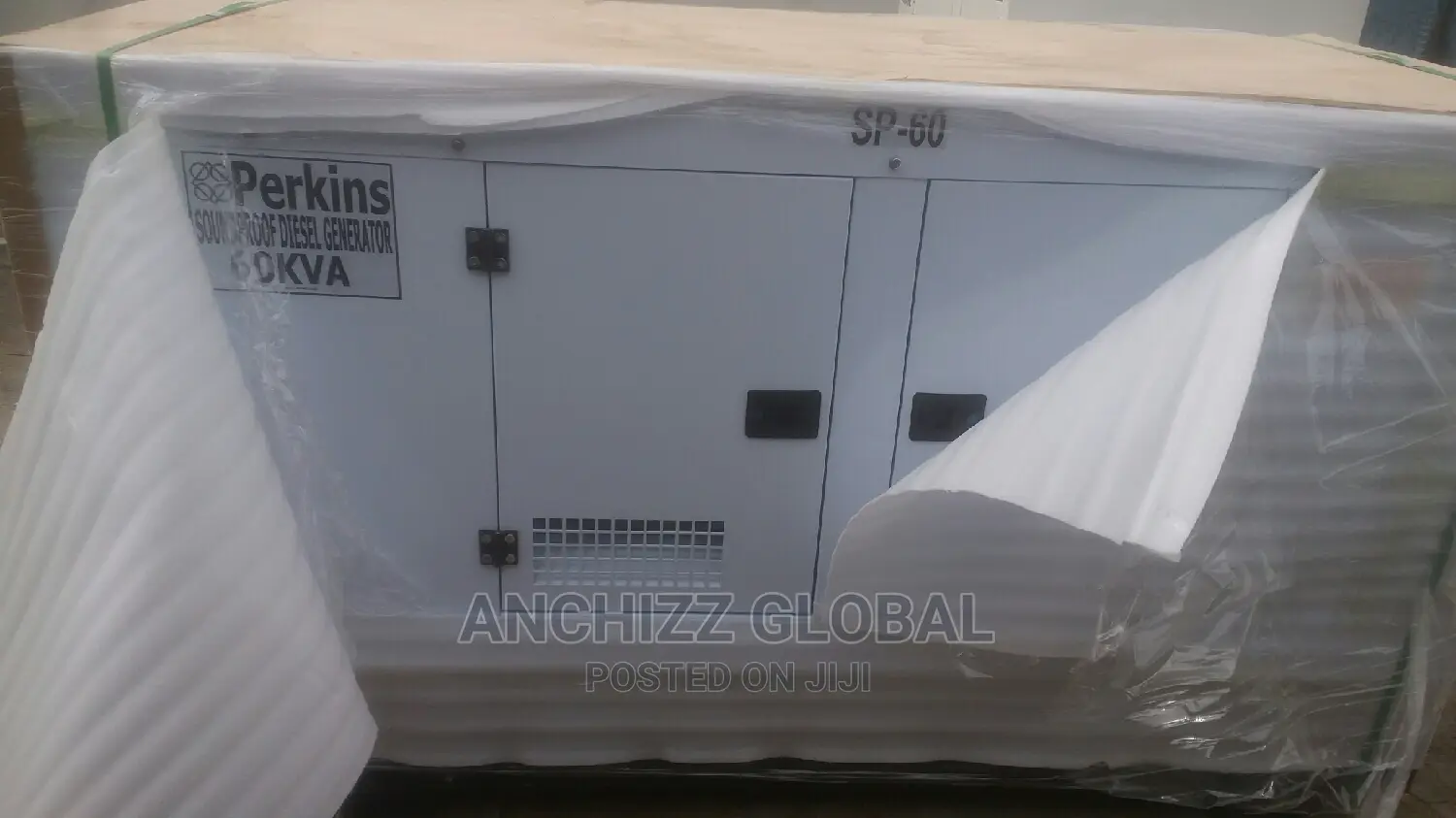 60kva Soundproof Perkins Generato With Stamford Alternator
