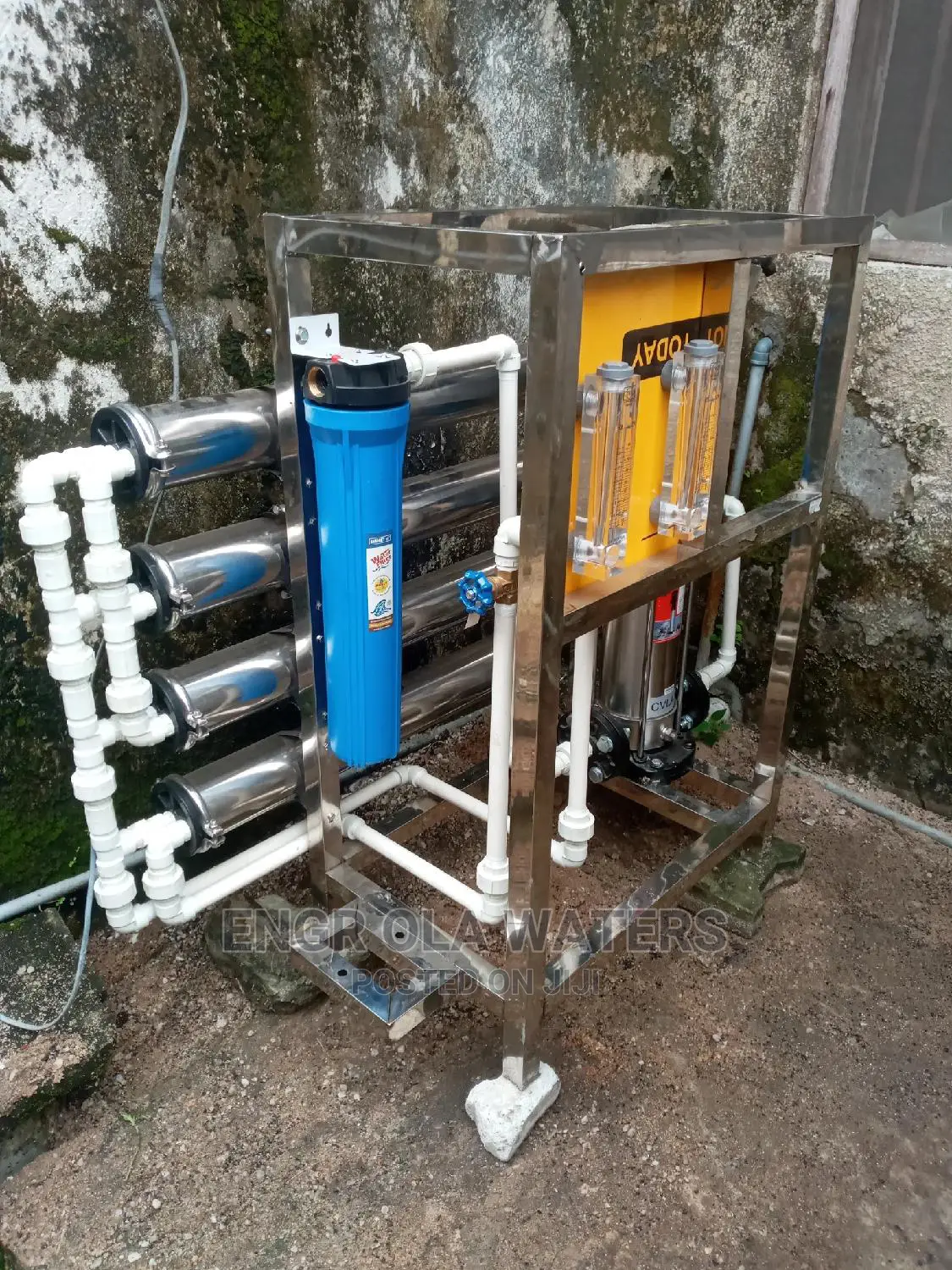 1000 Litres Per Hour Tank Reverse Osmosis Machine R O Water