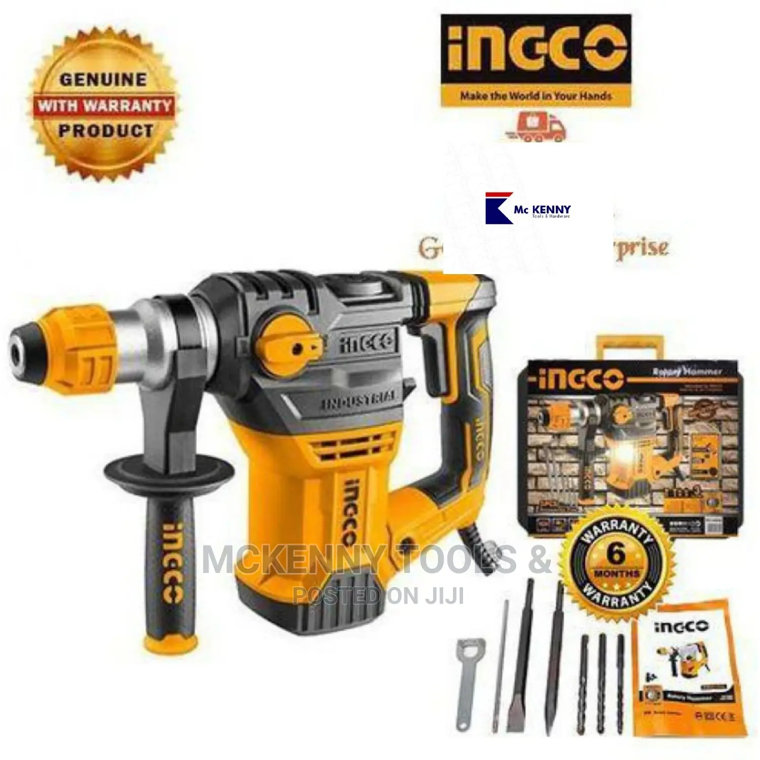 Rotary Hammer Ingco 1500W - Ingco-Rh15008