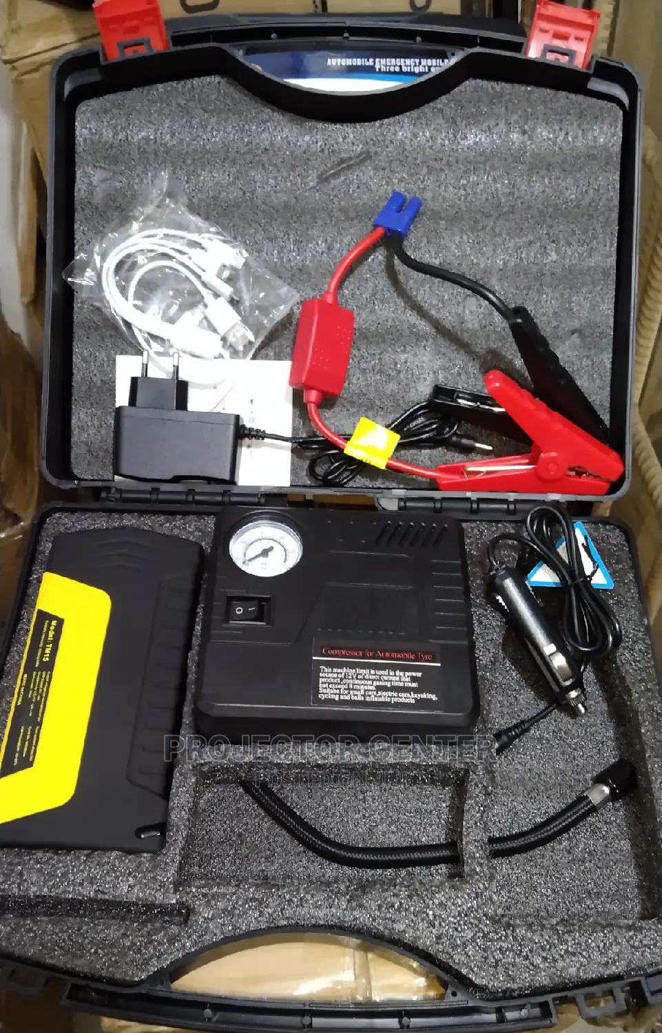 Automobile High Power Jumpstarter With Car Inflator