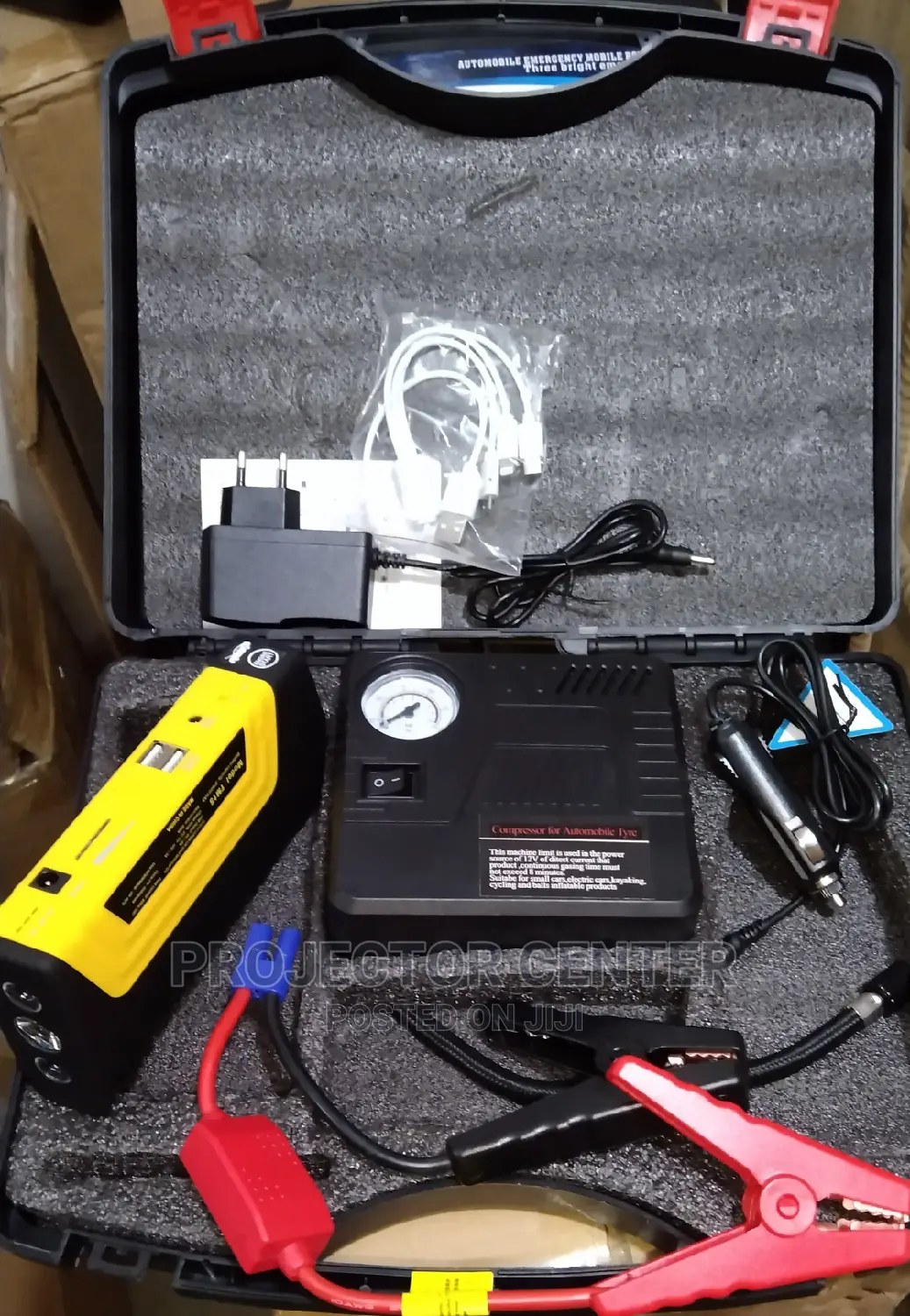 Automobile High Power Jumpstarter With Car Inflator
