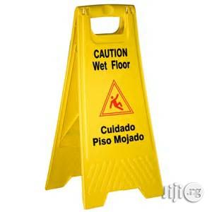 Caution Wet Floor Signage