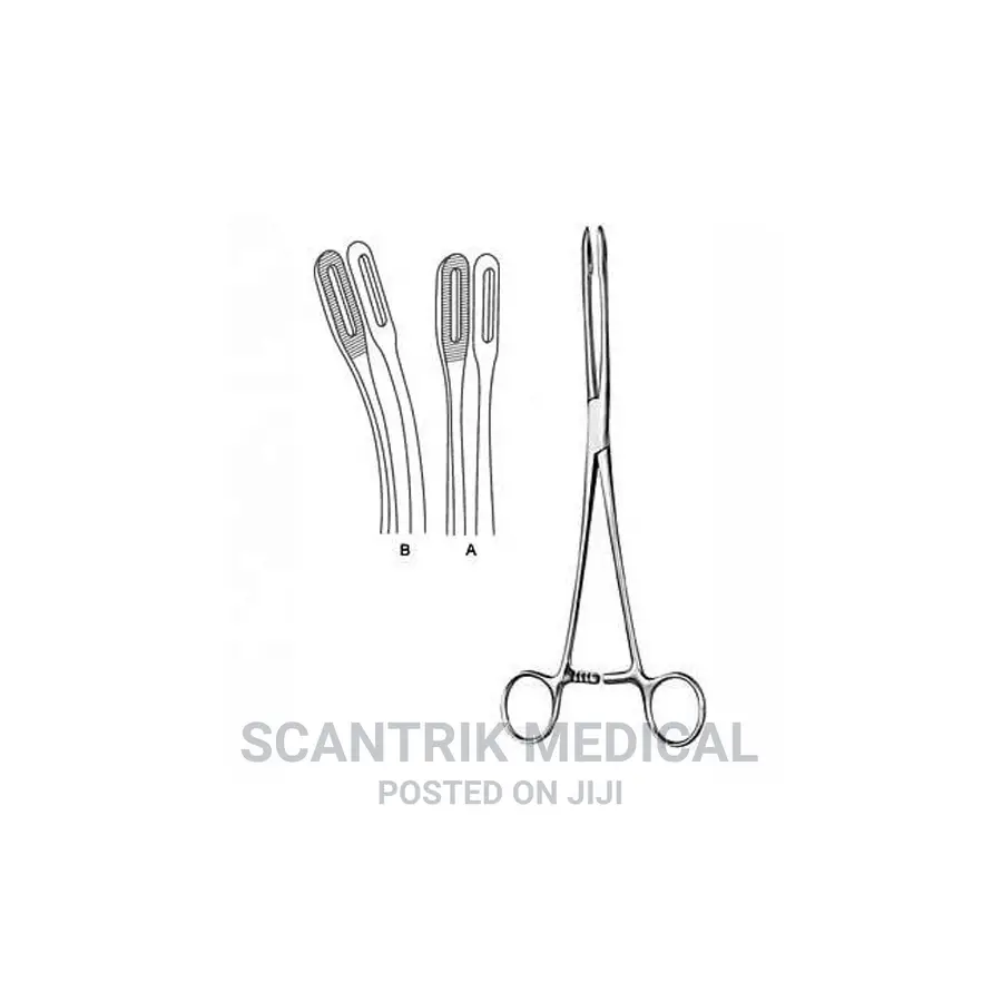 One Pack of Medical Sponge Holding Forceps