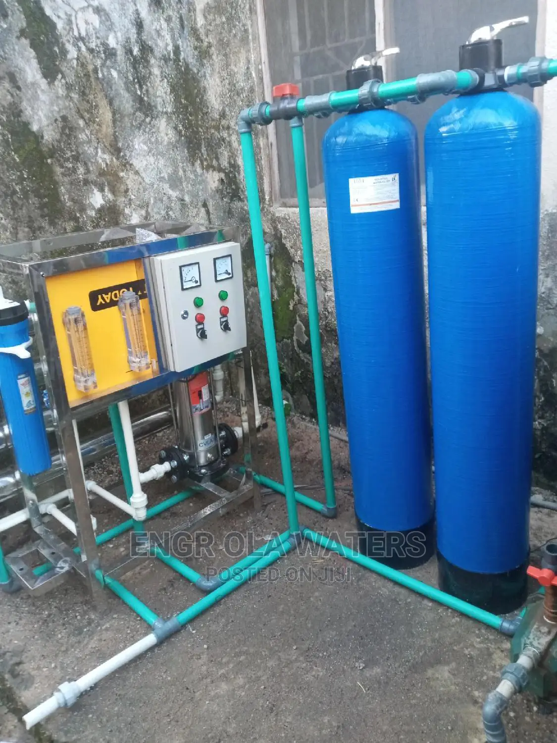 Water Treatment Machines R O 4 Membrane With Fiber Glass