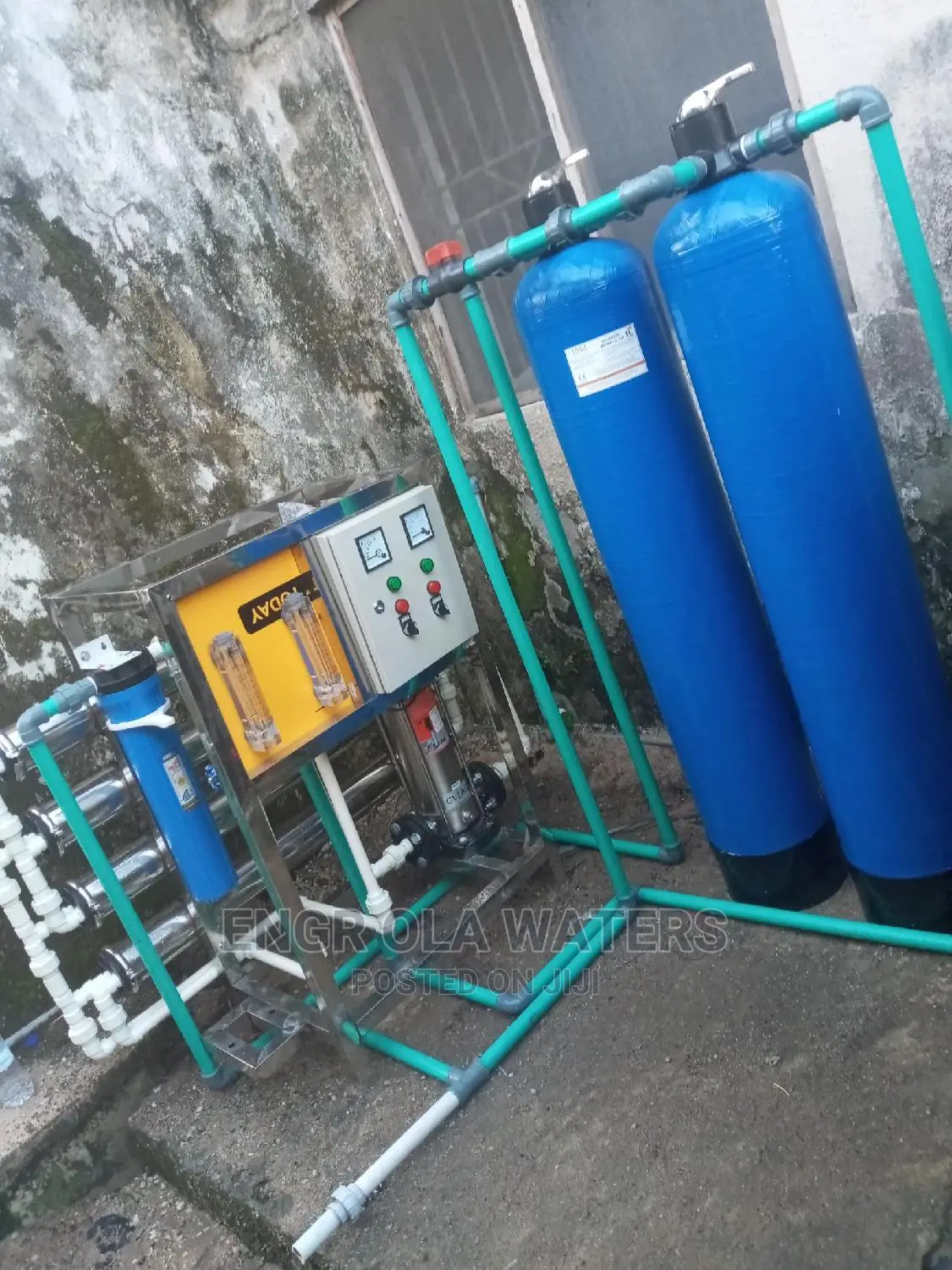 Water Treatment Machines R O 4 Membrane With Fiber Glass