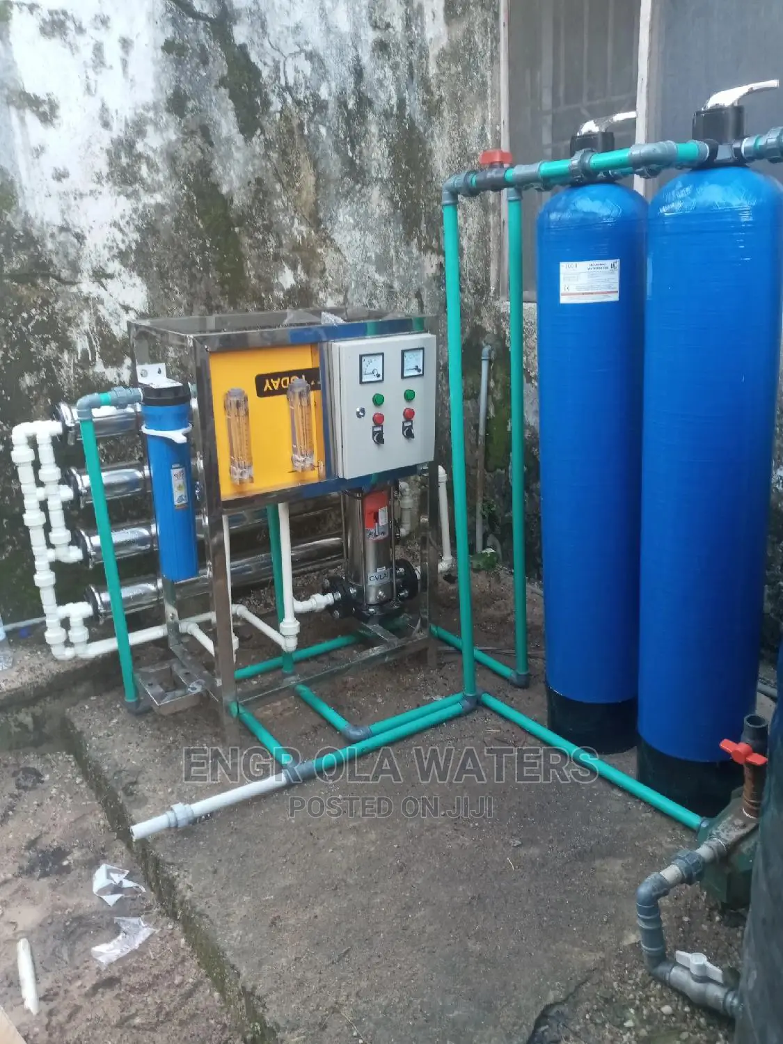 Water Treatment Machines R O 4 Membrane With Fiber Glass
