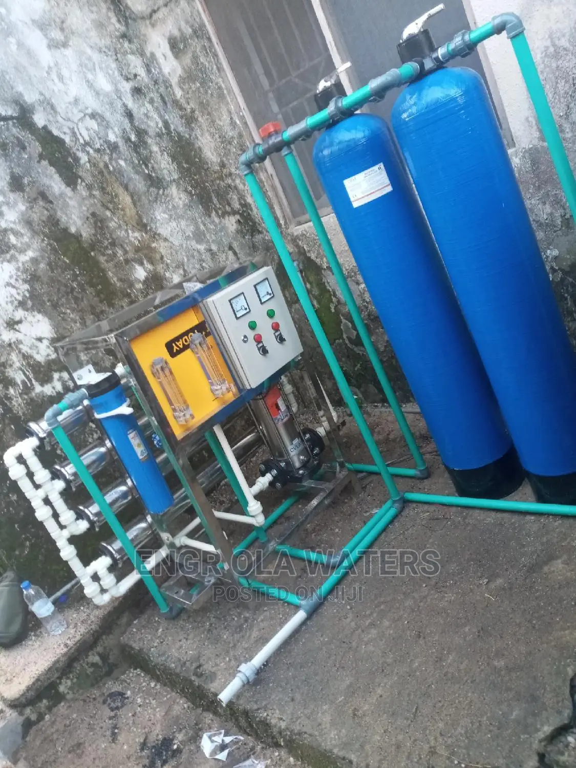 Water Treatment Machines R O 4 Membrane With Fiber Glass
