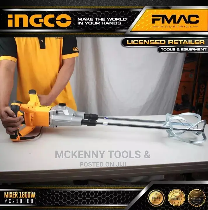 Ingco Mixer Mx218008 1800w (With Free 3 Meters Steel