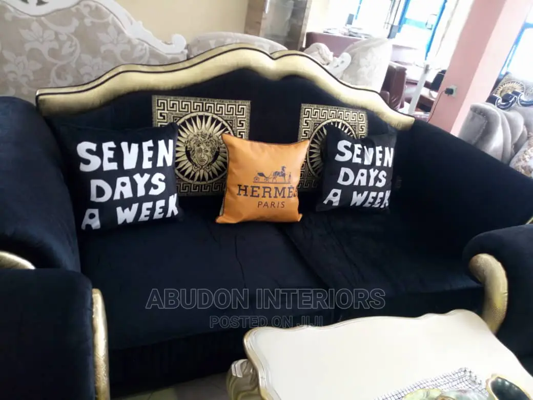 Black Luxury Sofa Chair