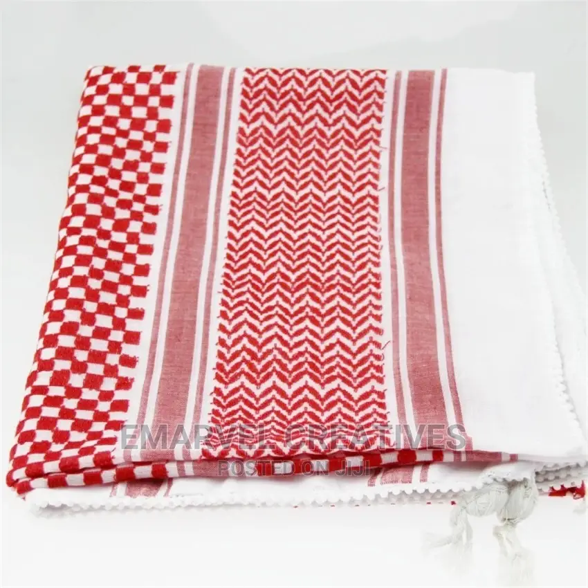 Traditional Costumes Man Plaid Hat Head Scarf Turban,