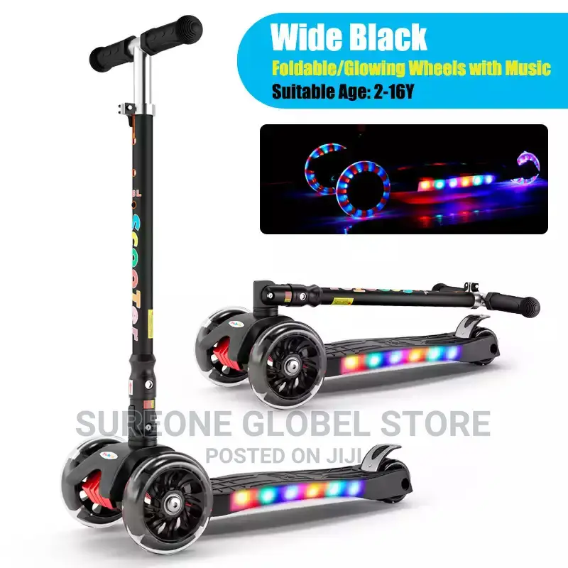 Scooter 2-16y Height Adjustable Foldable