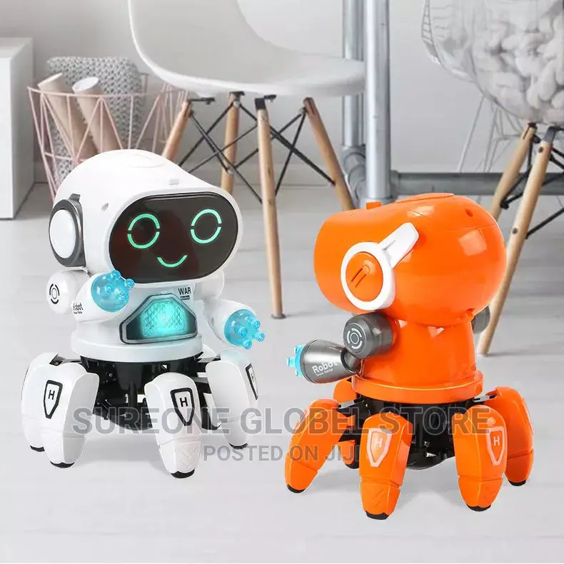 Dance Music 6 Claws Robot Octopus