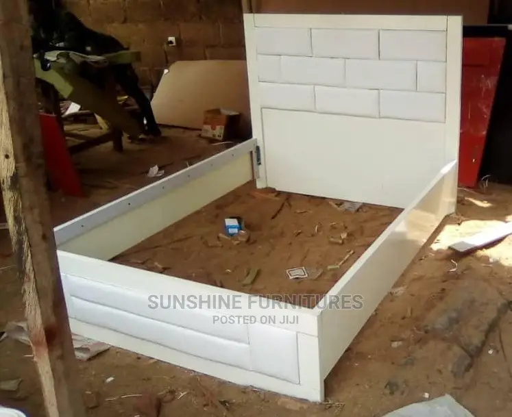 Bed Frame Made With Imported Wood(Mdf)