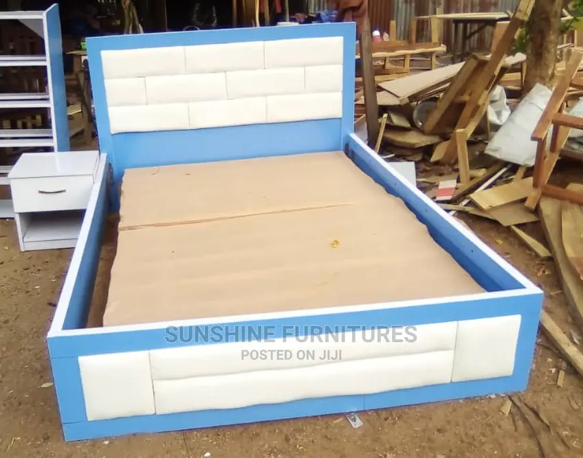 Bed Frame Made With Imported Wood(Mdf)