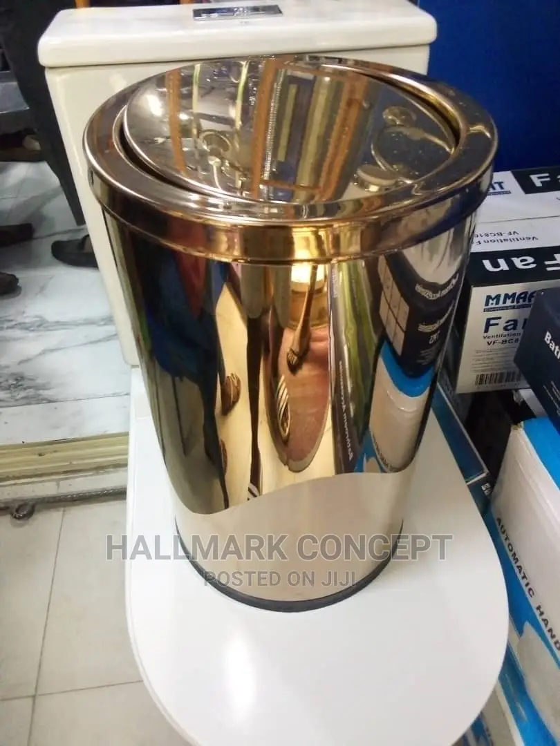 Gold Plated Waste Bins