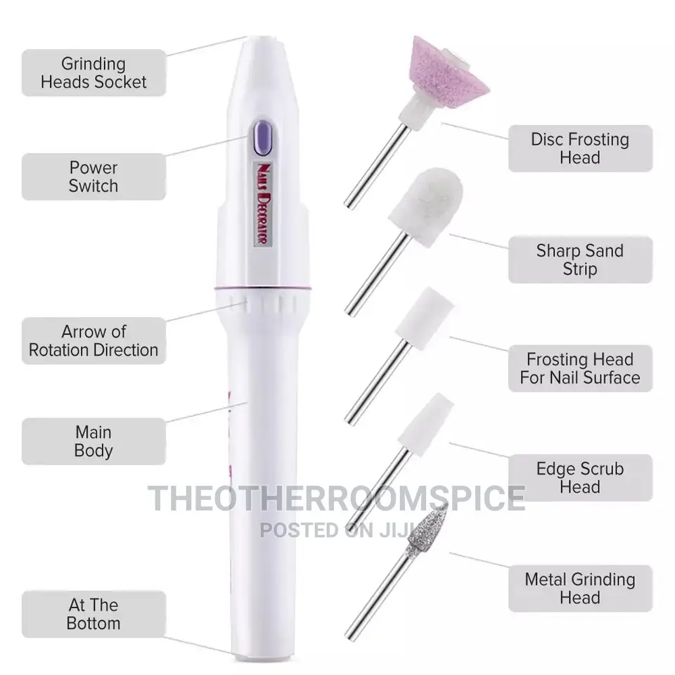 5 in 1 Nail Drill Battery File