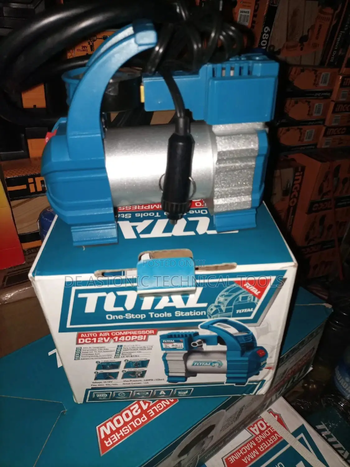 Dc12v 140psi Total Auto Air Compressor