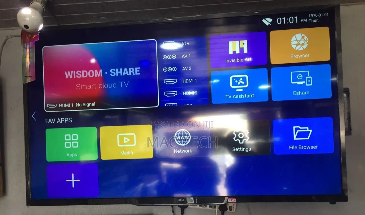 LG 65 Inches Smart TV. Netflix Youtube and Other Apps