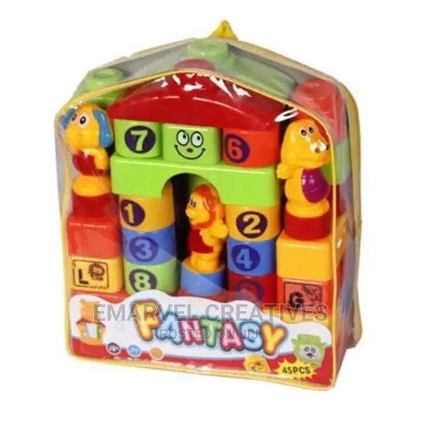 Fantasy Educational Building Blocks - 45 Pieces