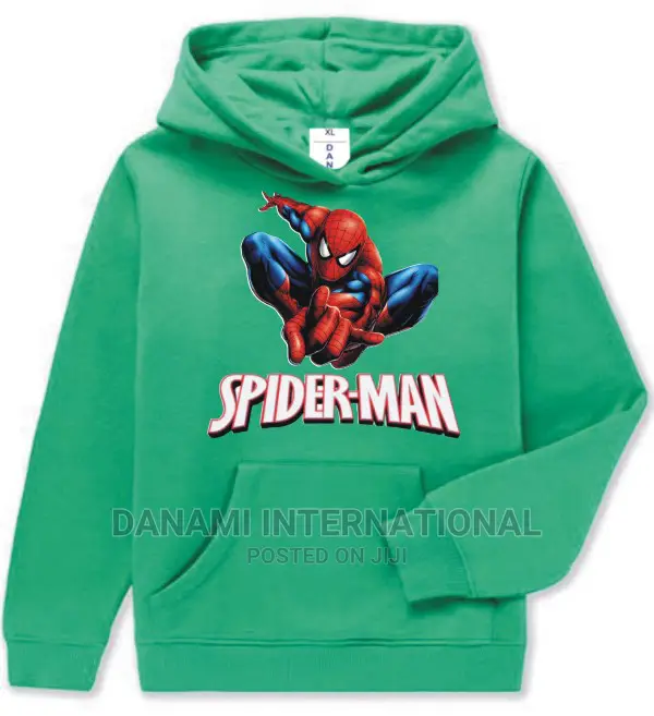 Spiderman Printed Children Hoodie