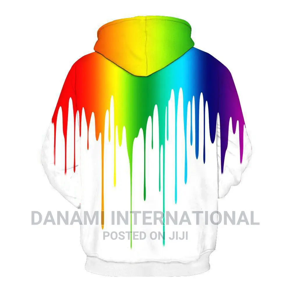 Rainbow Splash 3D Sublimated Hoodie