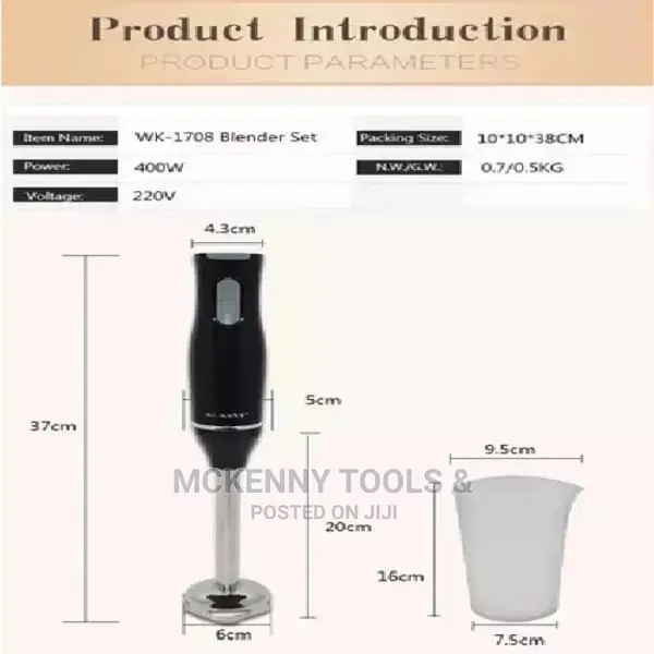 Sokany Hand Blender - 400W