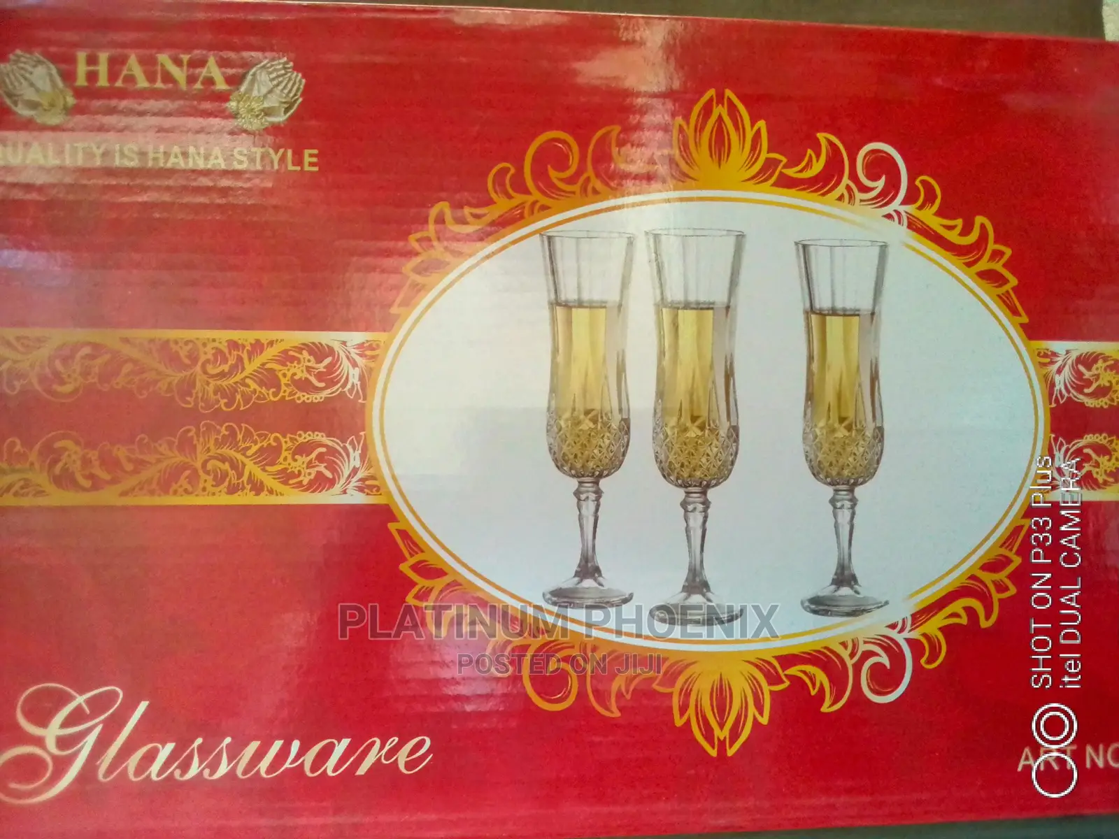 3pieces Glassware