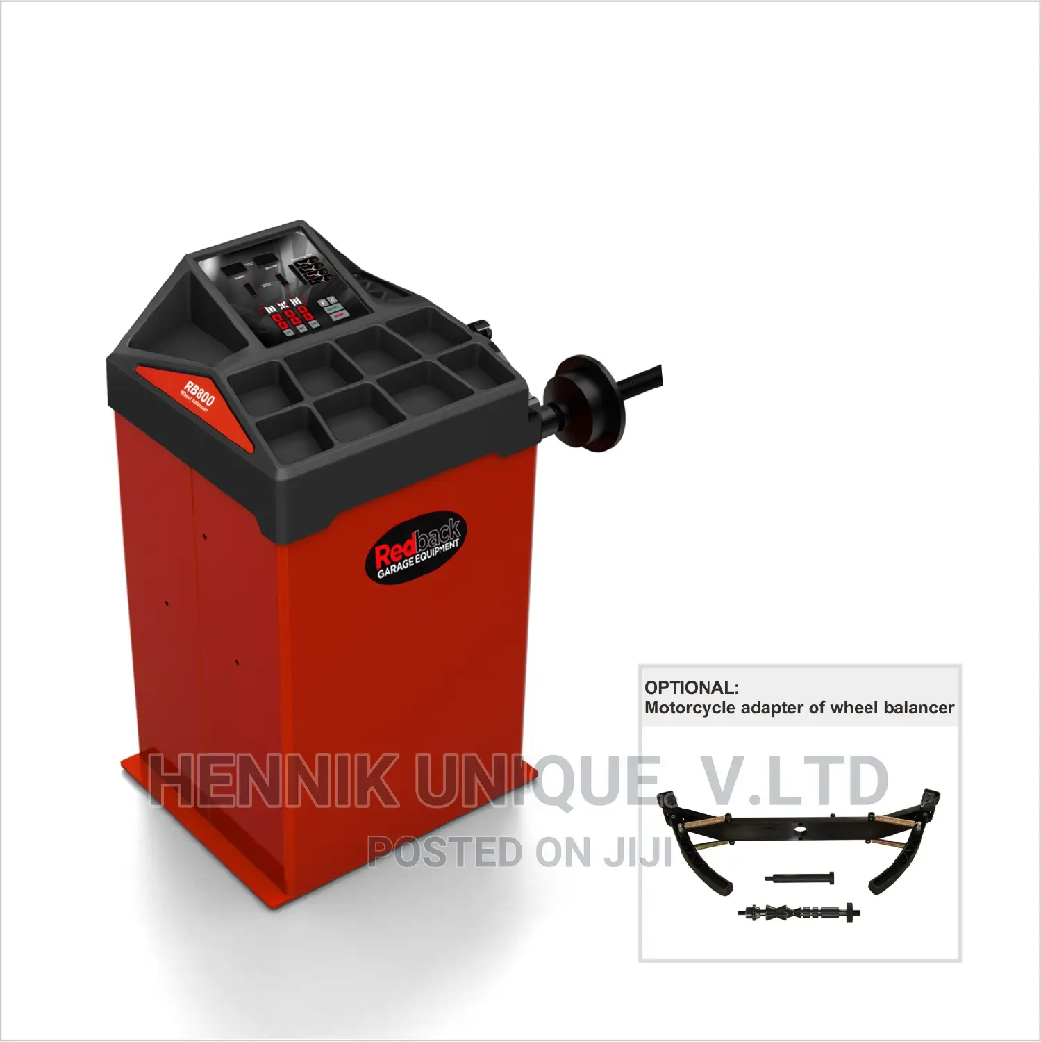 Redback 800 24′′ Manual Data Input Motorised Wheel Balancer
