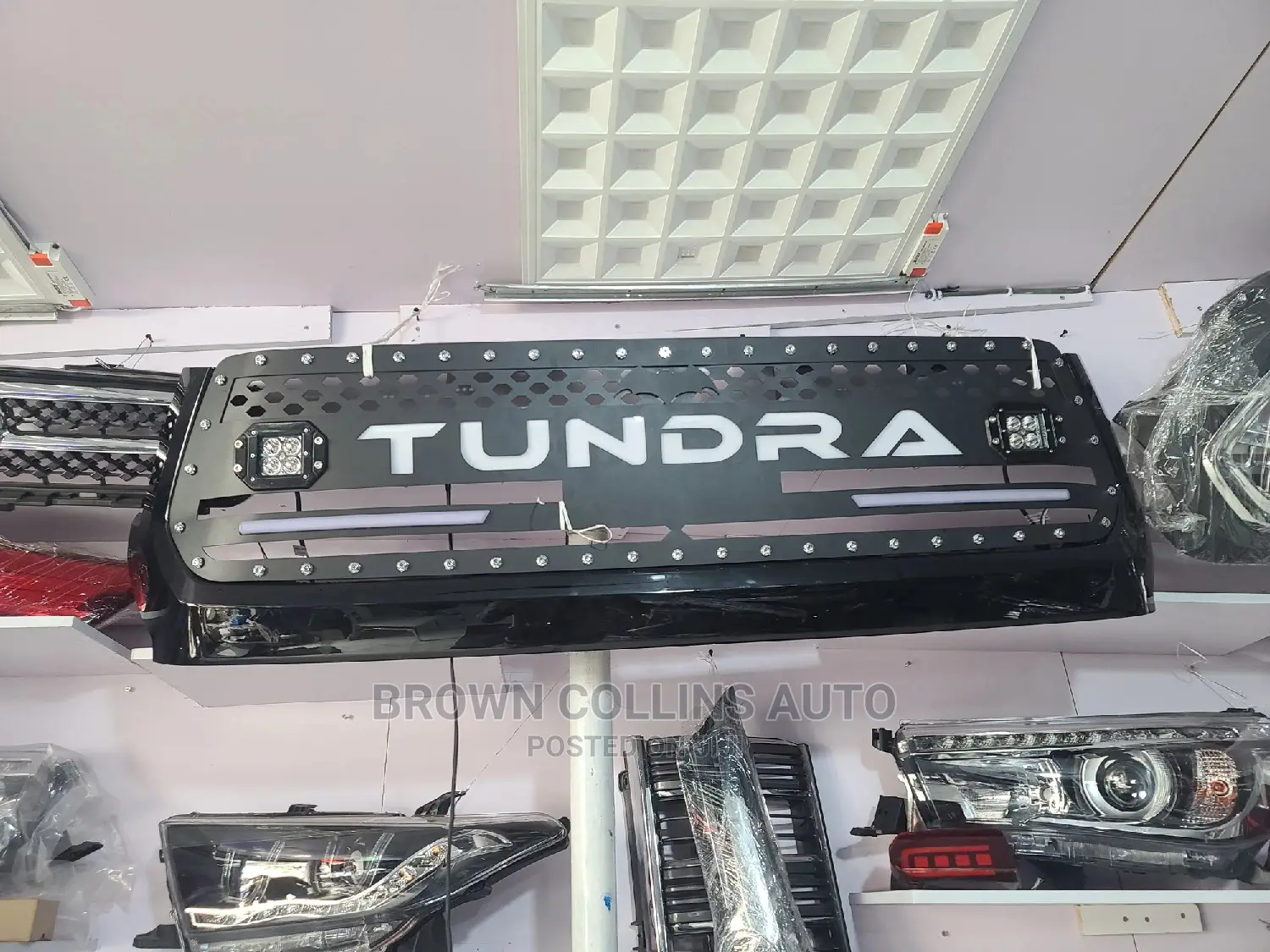 Front Grill Tundra 2021 With LED LOGO
