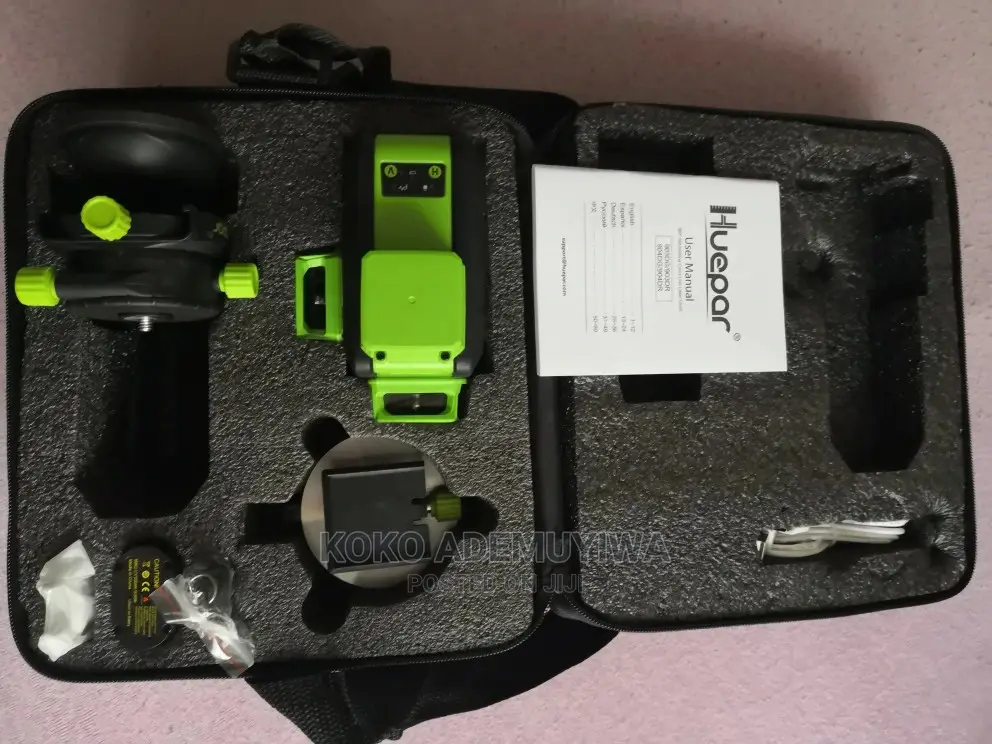 Huepar 4D 16 Lines Outdoor Laser Level With Receier