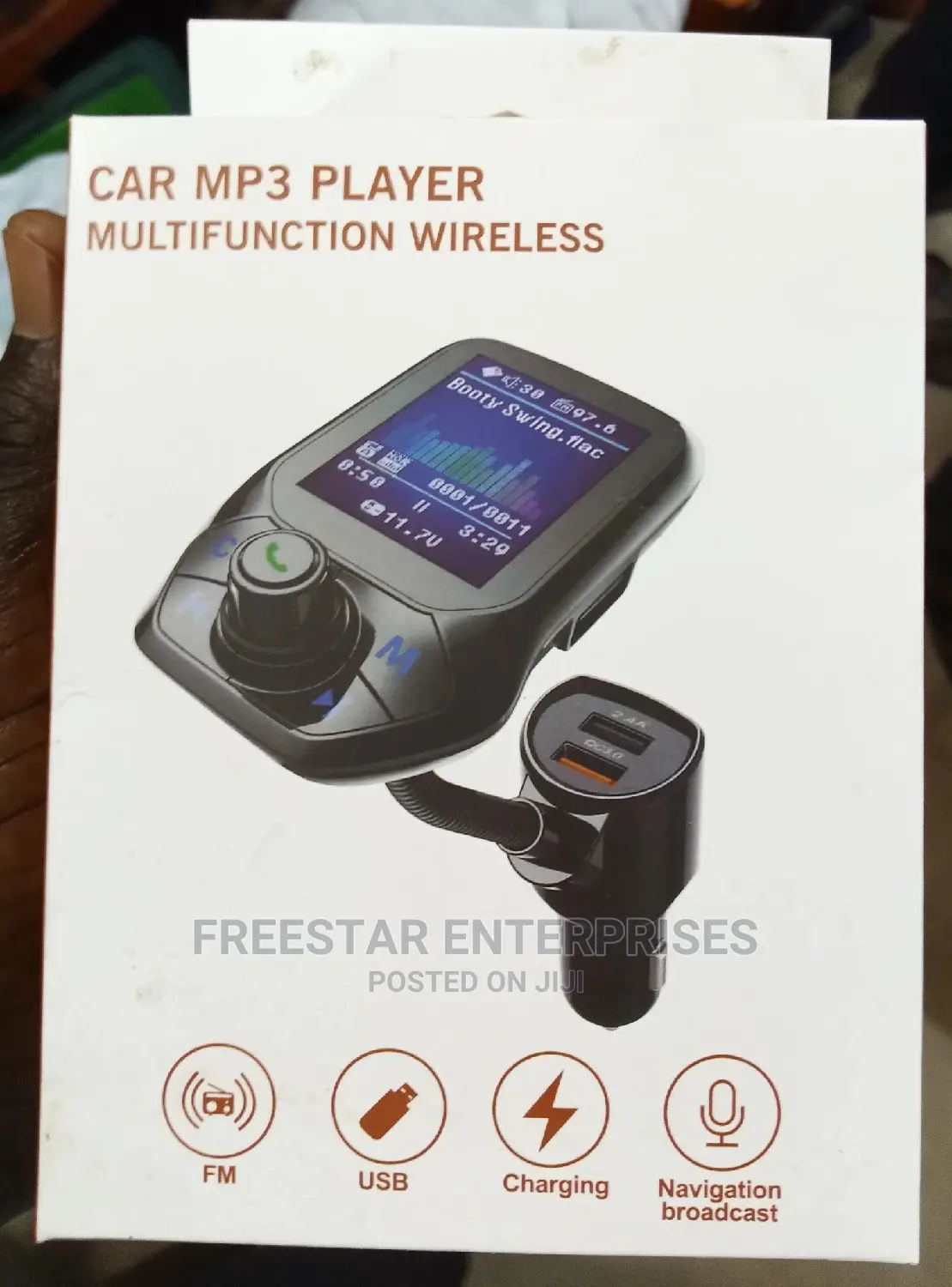 Multifunction Car MP3 Player With Bluetooth, FM Transmitter
