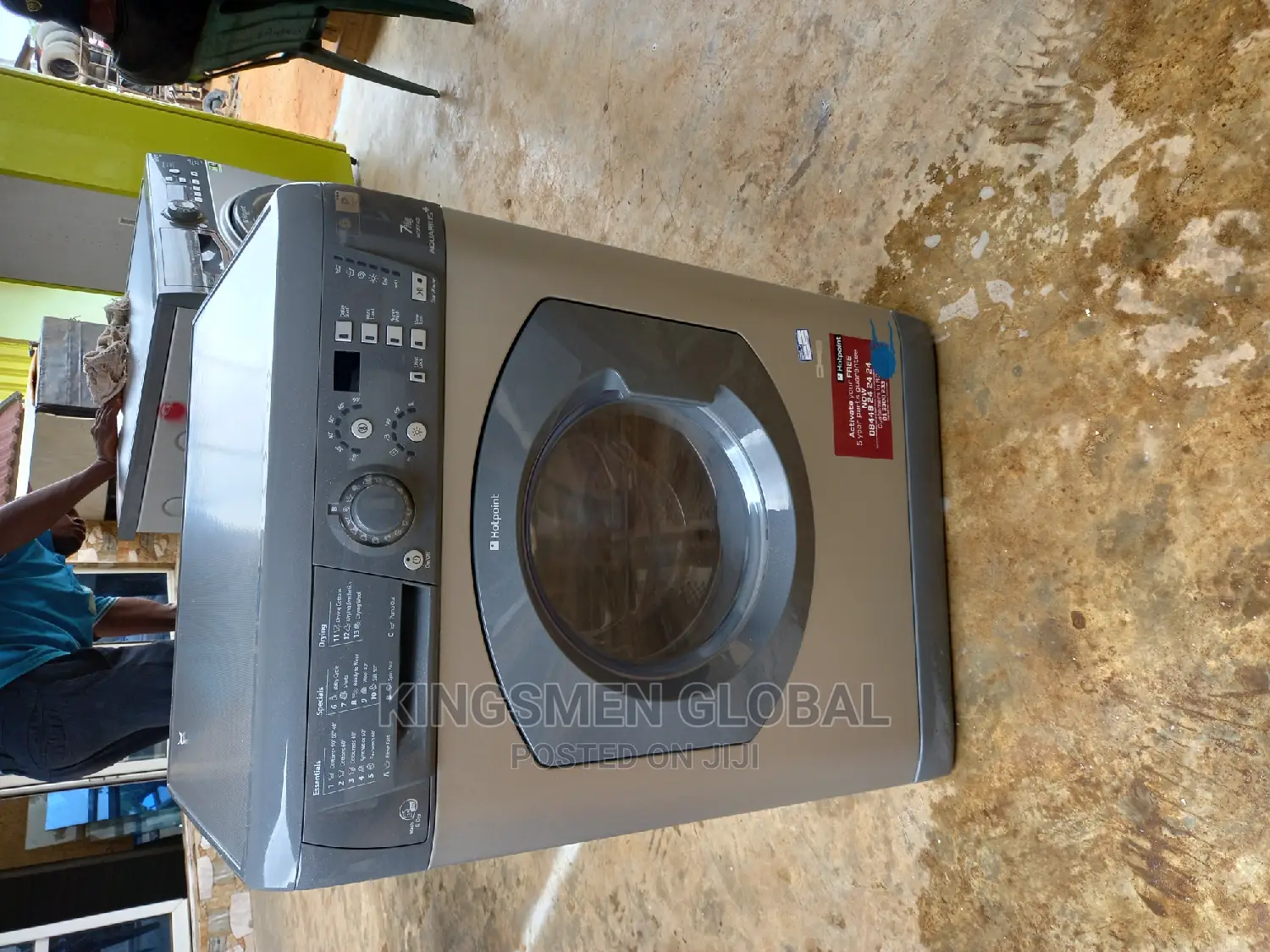 7kg/1400rpm Hotpoint Washer and Dryer