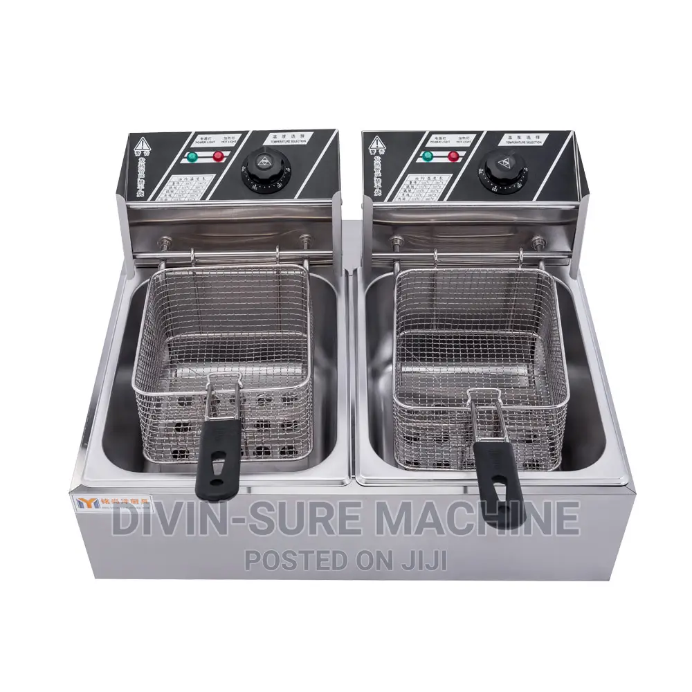 Electric Two Basket Deep Fryer